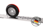 4er Set HEFFA CARLINE 130 Anhänger Transportgurte Radsicherungsgurte 2,8m/35mm/3t VDI 2700