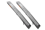 UNITRAILER ALR004B klappbare Auffahrrampen aus Stahl für Anhänger, 190 cm, 400 kg, 2er-Set
