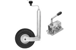 Stützrad mit Gusseisenklemme WINTERHOFF ST48-260LB+KLE48-G 150 kg 48 mm 500–710 mm