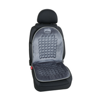LAMPA Magnet-Velours-Autositzkissen, grau, mit Massageeffekt