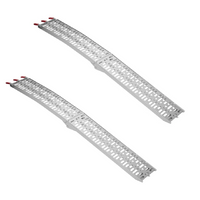 ProPlus 390096 faltbare Rampen aus Aluminium für Anhänger, 220 cm, 680 kg, 2er-Set