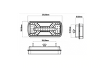 KAMAR X-SPIDER L2430+L2431 Rückleuchten, Bajonettanschluss 5-PIN, 7 Funktionen, links+rechts