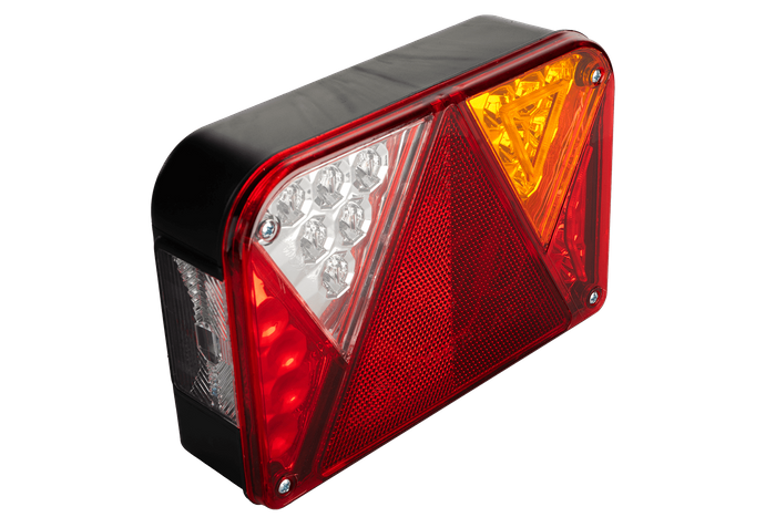 Rückleuchten-set: DOBPLAST DPT35 LED-Rückleuchten + FRISTOM FT-009 LED-Seitenmarkierungsleuchten + MANTES 4,5 m 7-poliger Kabelbaum