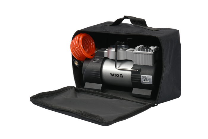 YATO YT-73460 Luftkompressor mit LED-Lampe 12V 180W