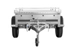 Einachsanhänger 750 kg 150x106 Garden Trailer 150 KIPP mit Alu-Deckel