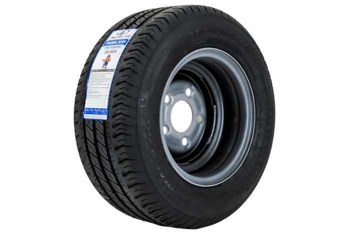 Verstärktes Anhängerrad - LINGLONG Reifen 195/55 R10C 98/96N - UNITRAILER Felge 6Jx10 „H2 5x112 ET:-4