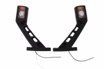 Ein Set von zwei TT TECHNOLOGY TT.12191 LED-Umrissleuchten, links + rechts, auf einem Gummiarm.