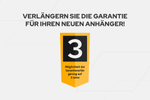 Einachsanhänger 230x125 UNITRAILER FORCE 230 KIPP mit Gitterseitenwänden, H-0-Rahmen und blauer Plane