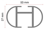 Dachträger G3 CL 60.110 universell für traditionelle und integrierte Aluminiumschienen